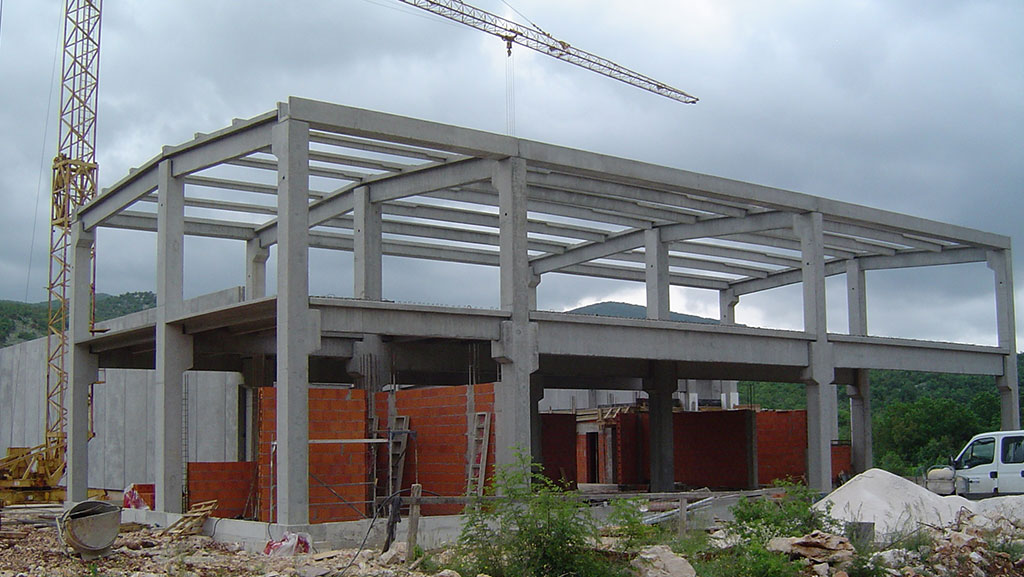 Precast concrete structures