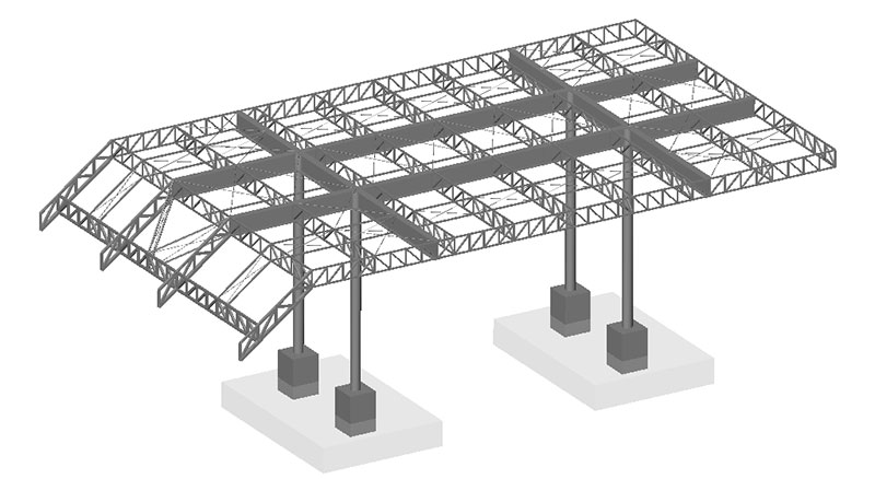 Steel structures for buildings